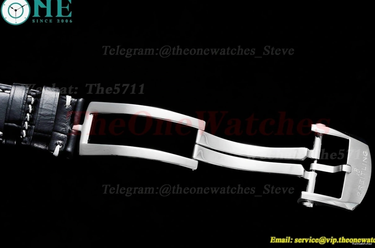 LE Asian BLSF Chronograph Navitimer SS B01 Stk White B01 0204